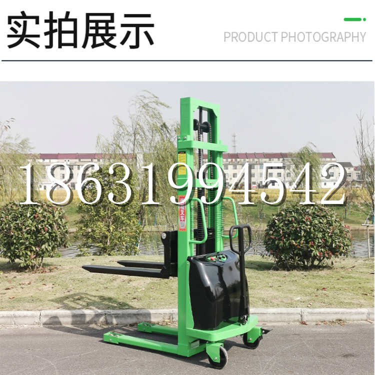 双牌县电动叉车堆高车液压铲车电瓶1吨2吨站驾步行式小型全自动叉车